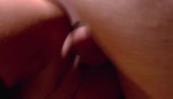 Chap gets his hard pecker pleasured by two chicks