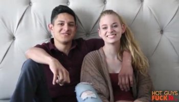 Hotties fellatio drives stud to pound her harder