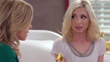 Karen is in for a naughty fuck along two men