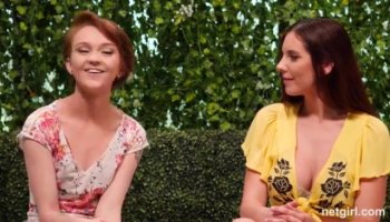 Shirtless amateur teen Horse riding school fuck