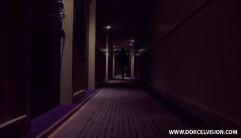 Shaved head girlfriend gets anal outdoor