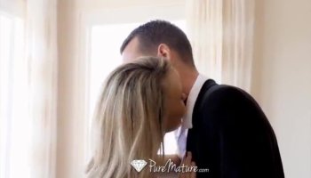 Horny mom forces her daughter to suck dick