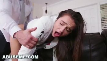 Leila in homemade video featuring a naughty angel humping